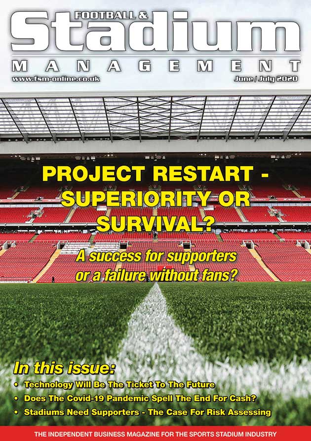 Football & Stadium Management (FSM) June July 2020 front cover